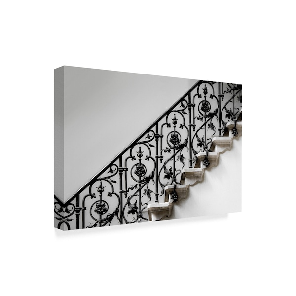 Gilbert Claes 'Forged Handrail' Canvas Art,16x24